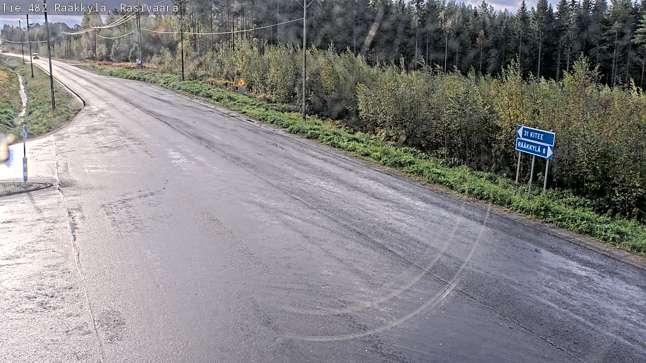 Weather Camera Image Väg 482 Rääkkylä, Rasivaara, Rääkkylä, Pohjois-Karjala