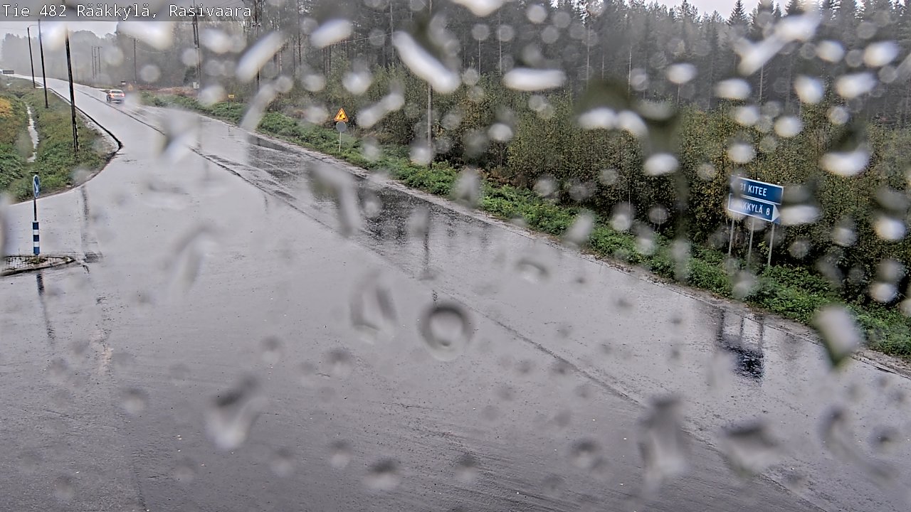 Weather Camera Image Väg 482 Rääkkylä, Rasivaara, Rääkkylä, Pohjois-Karjala