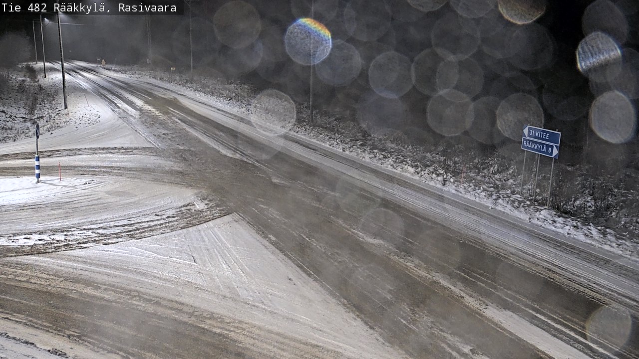 Weather Camera Image Väg 482 Rääkkylä, Rasivaara, Rääkkylä, Pohjois-Karjala