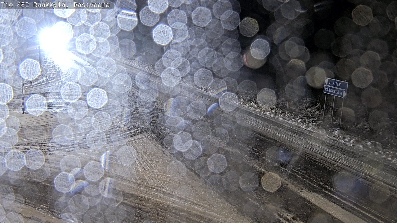 Weather Camera Image Väg 482 Rääkkylä, Rasivaara, Rääkkylä, Pohjois-Karjala