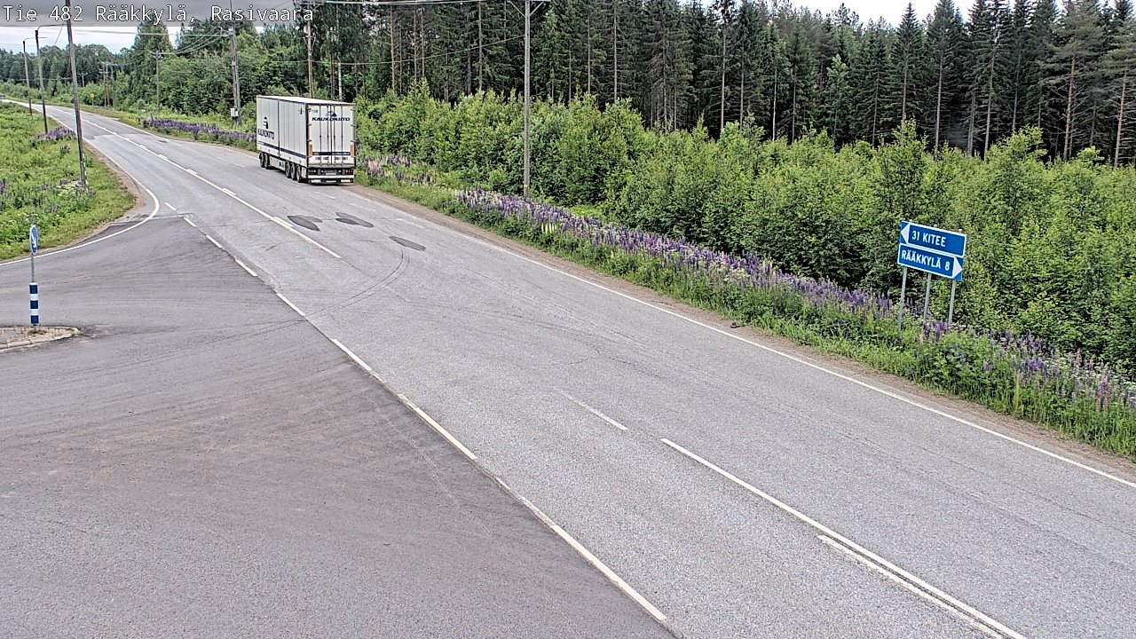 Kelikamerat Kuva Tie 482 Rääkkylä, Rasivaara, Rääkkylä, Pohjois-Karjala