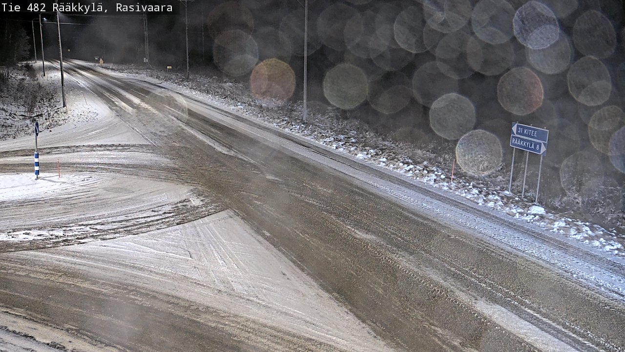 Weather Camera Image Väg 482 Rääkkylä, Rasivaara, Rääkkylä, Pohjois-Karjala