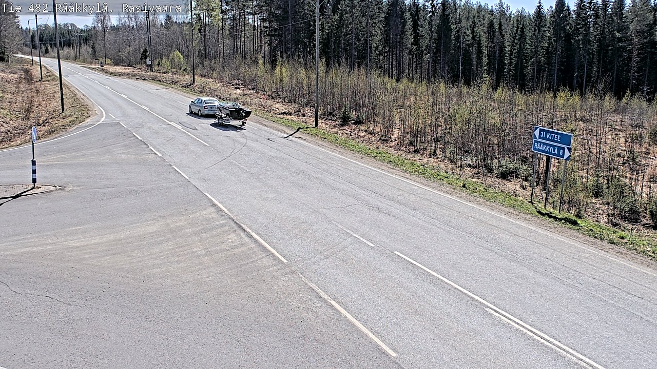 Weather Camera Image Road 482 Rääkkylä, Rasivaara, Rääkkylä, Pohjois-Karjala