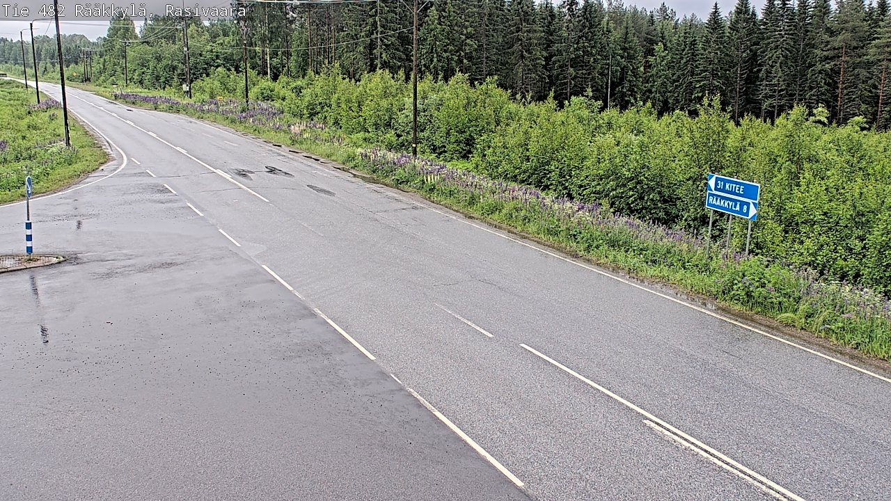 Weather Camera Image Road 482 Rääkkylä, Rasivaara, Rääkkylä, Pohjois-Karjala