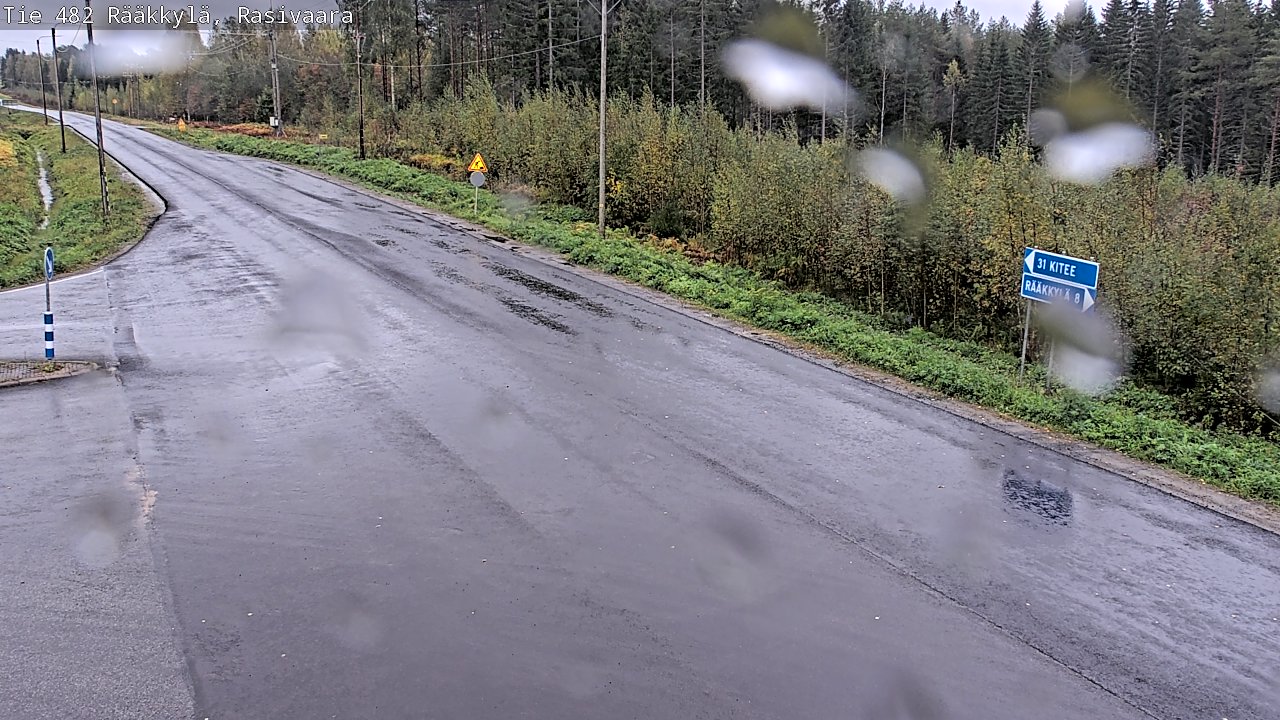 Weather Camera Image Väg 482 Rääkkylä, Rasivaara, Rääkkylä, Pohjois-Karjala