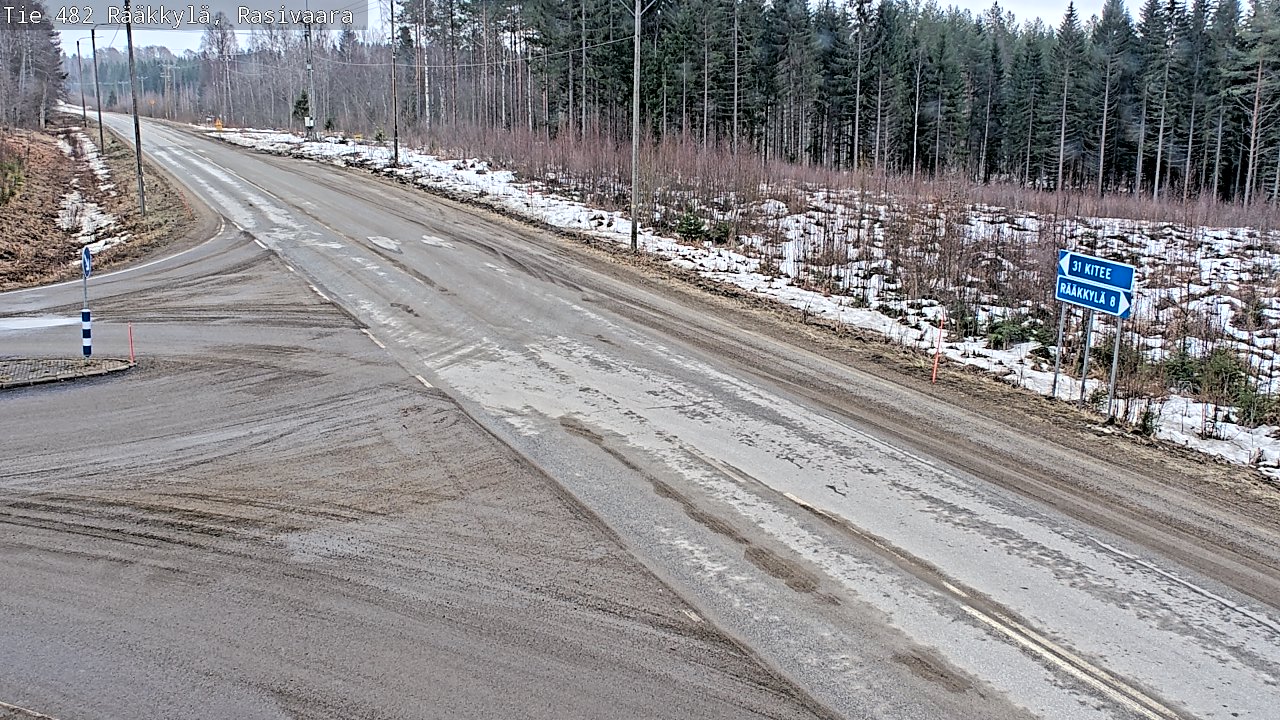 Weather Camera Image Road 482 Rääkkylä, Rasivaara, Rääkkylä, Pohjois-Karjala
