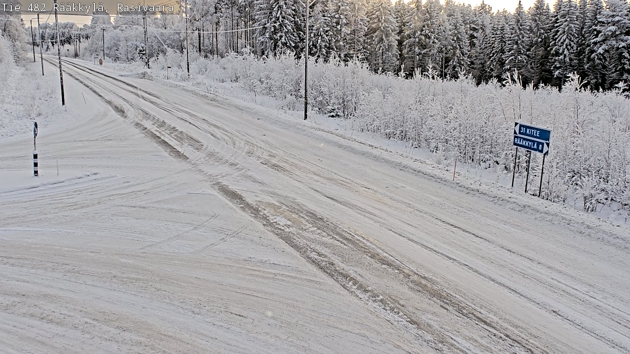 Weather Camera Image Väg 482 Rääkkylä, Rasivaara, Rääkkylä, Pohjois-Karjala