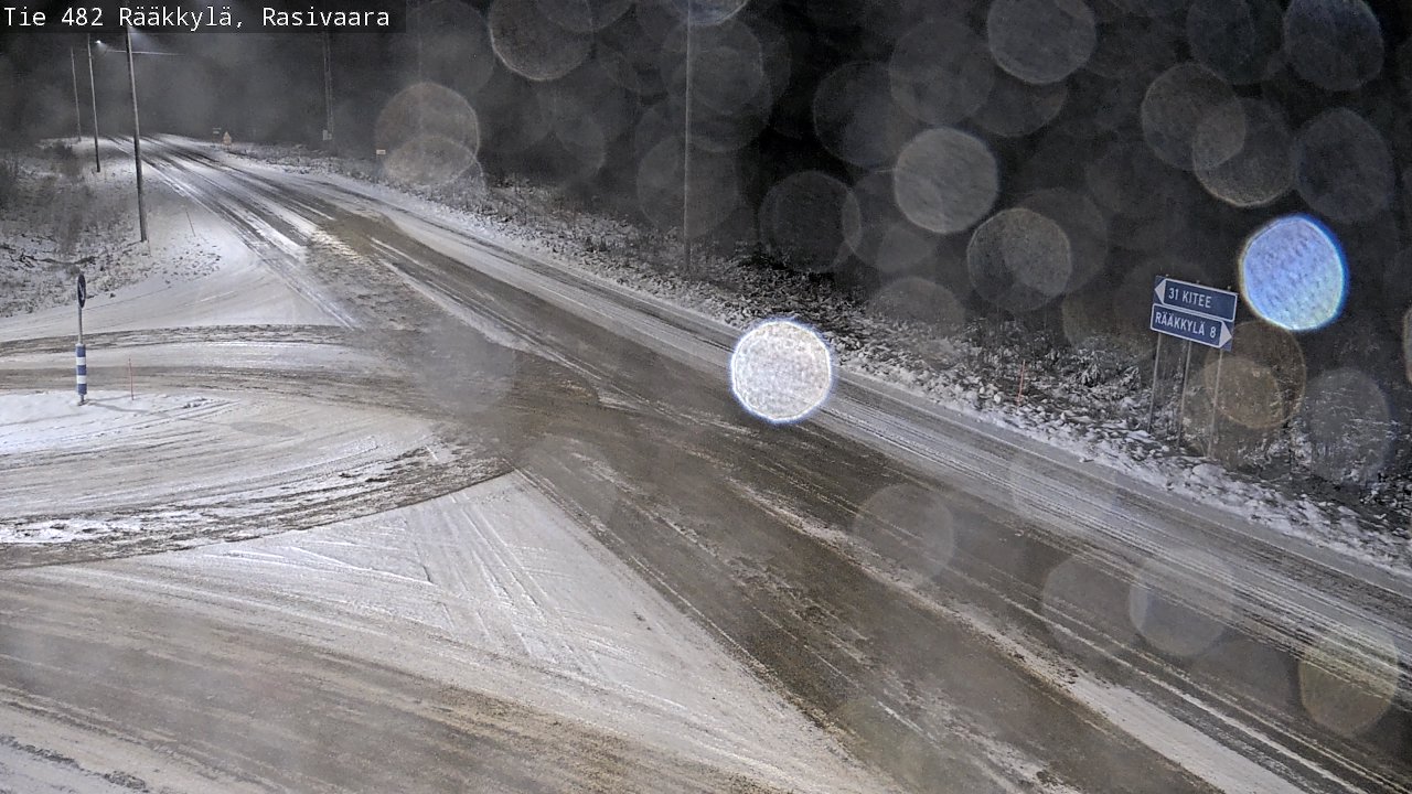 Weather Camera Image Väg 482 Rääkkylä, Rasivaara, Rääkkylä, Pohjois-Karjala