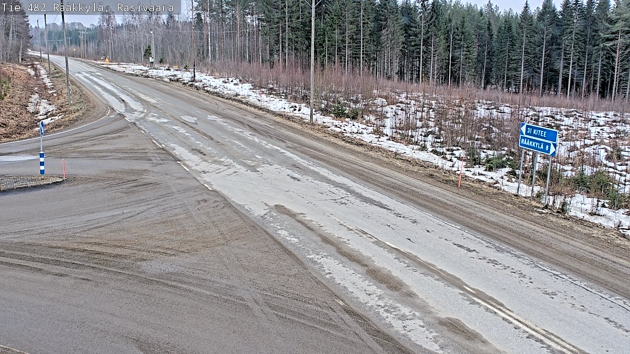Weather Camera Image Road 482 Rääkkylä, Rasivaara, Rääkkylä, Pohjois-Karjala