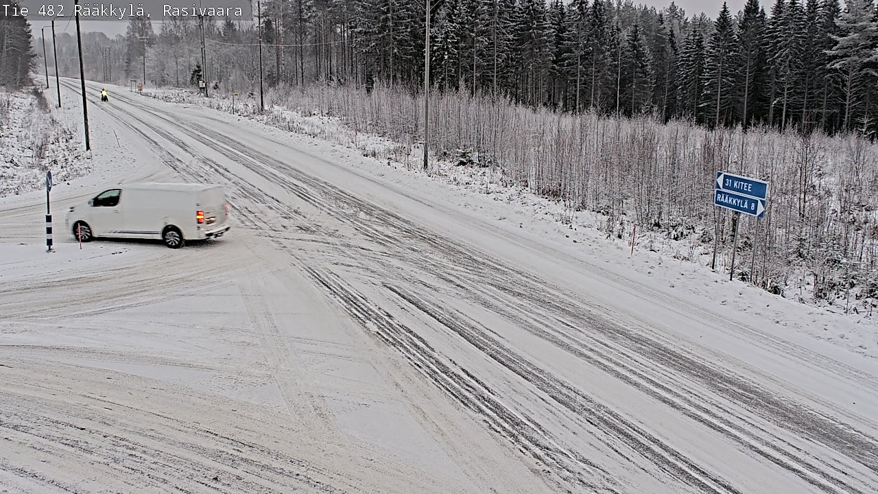 Weather Camera Image Väg 482 Rääkkylä, Rasivaara, Rääkkylä, Pohjois-Karjala