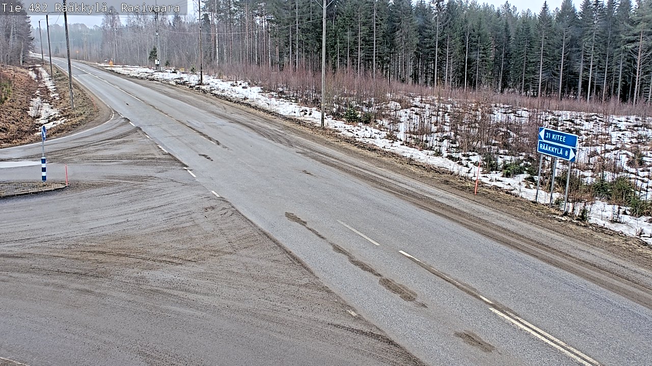 Weather Camera Image Road 482 Rääkkylä, Rasivaara, Rääkkylä, Pohjois-Karjala