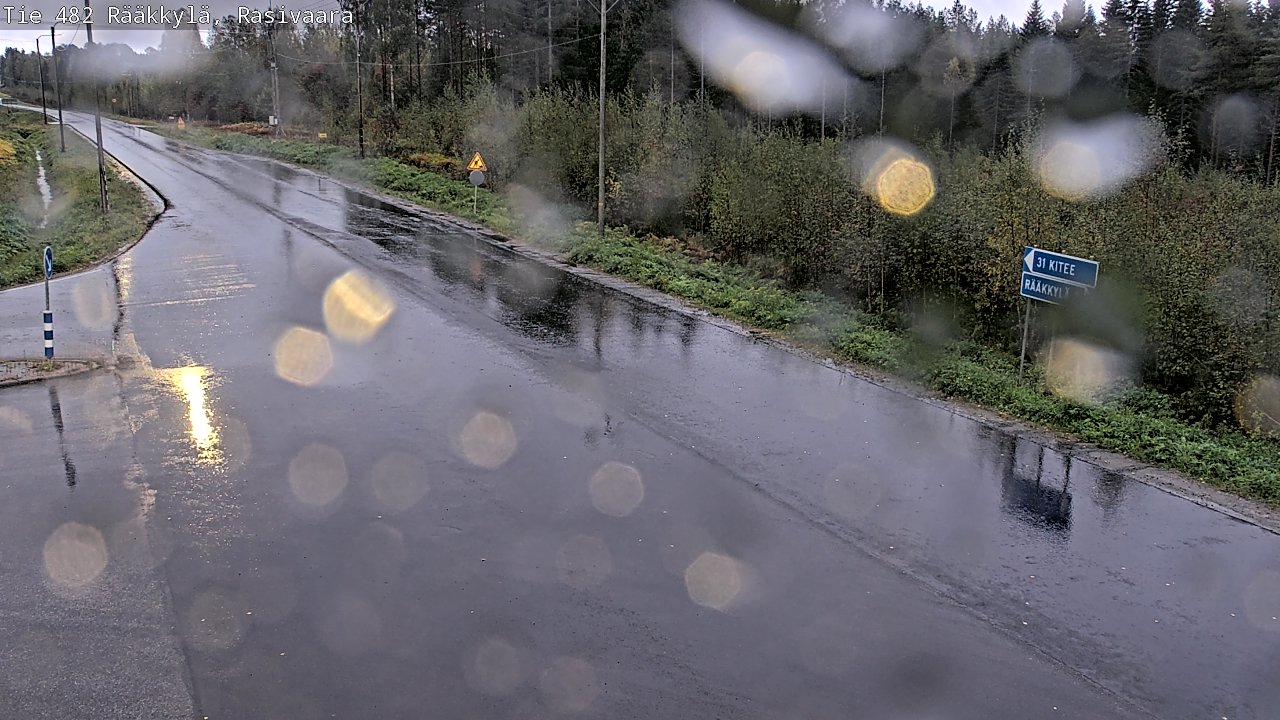 Weather Camera Image Väg 482 Rääkkylä, Rasivaara, Rääkkylä, Pohjois-Karjala
