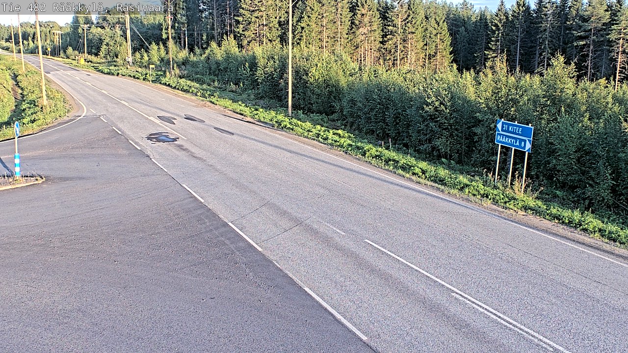 Kelikamerat Kuva Tie 482 Rääkkylä, Rasivaara, Rääkkylä, Pohjois-Karjala