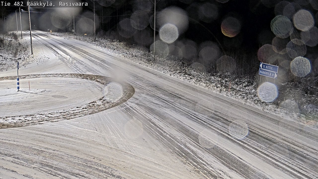 Weather Camera Image Väg 482 Rääkkylä, Rasivaara, Rääkkylä, Pohjois-Karjala