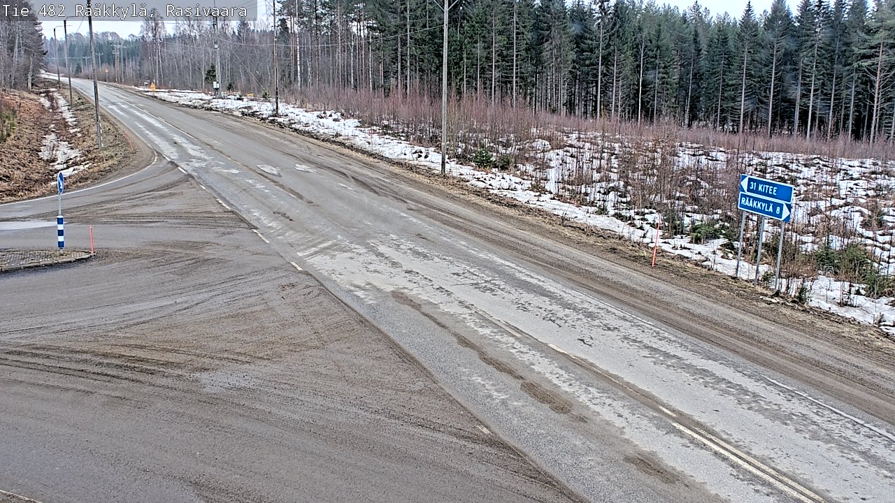 Weather Camera Image Road 482 Rääkkylä, Rasivaara, Rääkkylä, Pohjois-Karjala