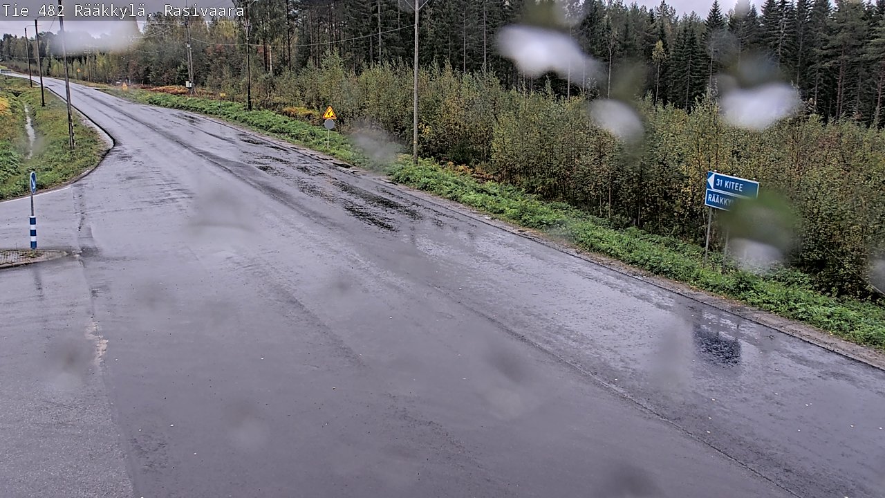 Weather Camera Image Väg 482 Rääkkylä, Rasivaara, Rääkkylä, Pohjois-Karjala