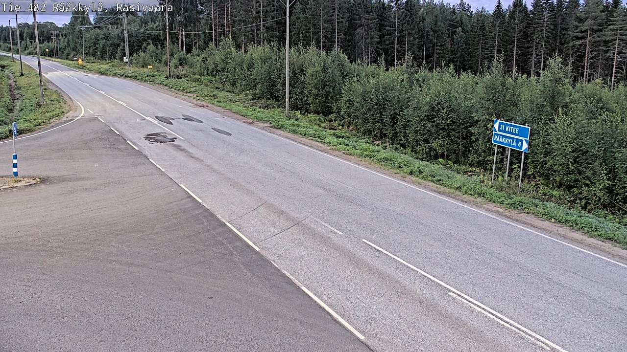 Kelikamerat Kuva Tie 482 Rääkkylä, Rasivaara, Rääkkylä, Pohjois-Karjala