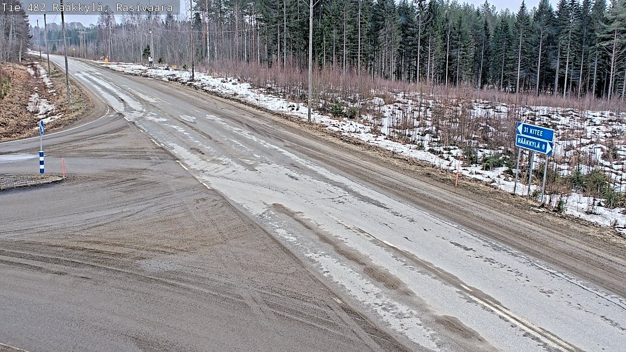 Weather Camera Image Road 482 Rääkkylä, Rasivaara, Rääkkylä, Pohjois-Karjala