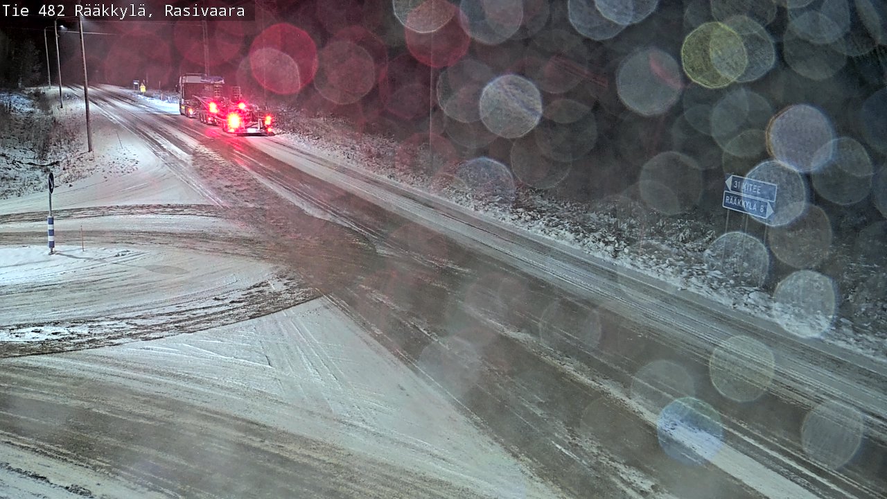 Weather Camera Image Väg 482 Rääkkylä, Rasivaara, Rääkkylä, Pohjois-Karjala