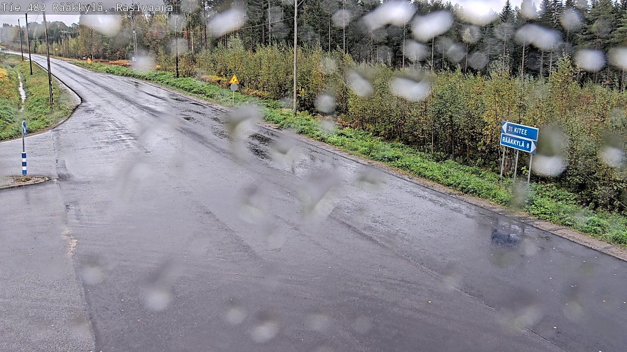 Weather Camera Image Väg 482 Rääkkylä, Rasivaara, Rääkkylä, Pohjois-Karjala