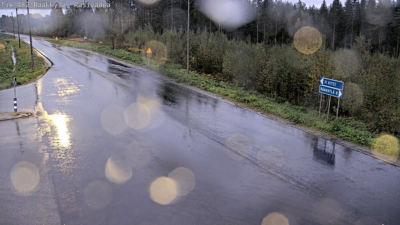 Weather Camera Image Väg 482 Rääkkylä, Rasivaara, Rääkkylä, Pohjois-Karjala