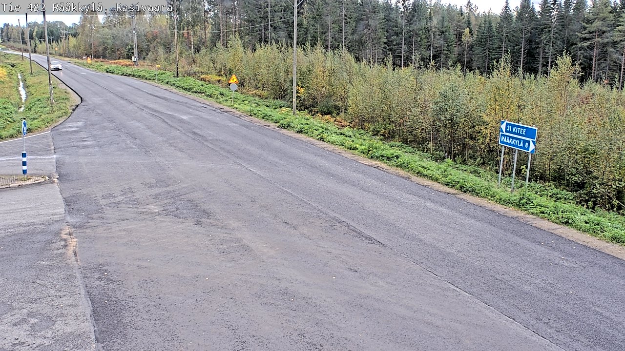 Weather Camera Image Väg 482 Rääkkylä, Rasivaara, Rääkkylä, Pohjois-Karjala