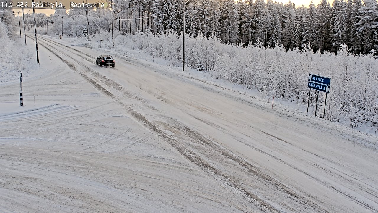Weather Camera Image Väg 482 Rääkkylä, Rasivaara, Rääkkylä, Pohjois-Karjala