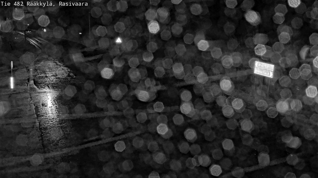 Weather Camera Image Väg 482 Rääkkylä, Rasivaara, Rääkkylä, Pohjois-Karjala