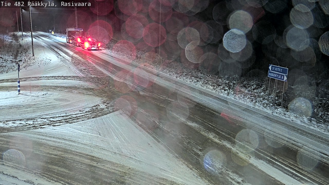 Weather Camera Image Väg 482 Rääkkylä, Rasivaara, Rääkkylä, Pohjois-Karjala