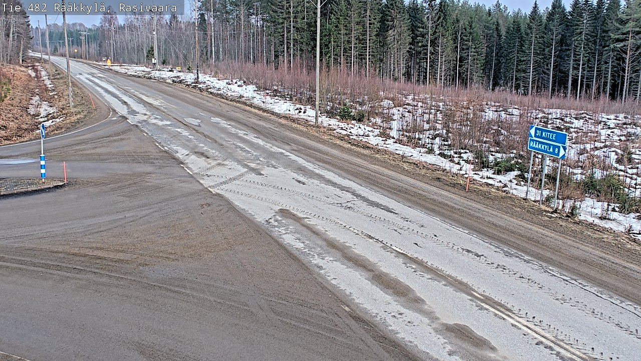 Weather Camera Image Road 482 Rääkkylä, Rasivaara, Rääkkylä, Pohjois-Karjala