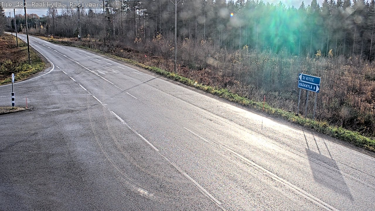 Weather Camera Image Road 482 Rääkkylä, Rasivaara, Rääkkylä, Pohjois-Karjala
