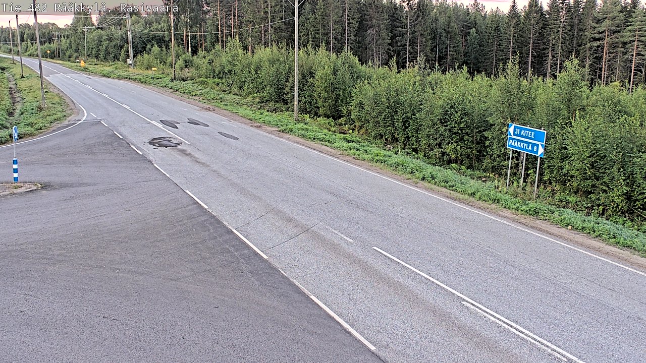 Kelikamerat Kuva Tie 482 Rääkkylä, Rasivaara, Rääkkylä, Pohjois-Karjala