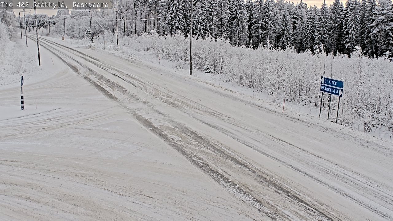 Weather Camera Image Väg 482 Rääkkylä, Rasivaara, Rääkkylä, Pohjois-Karjala