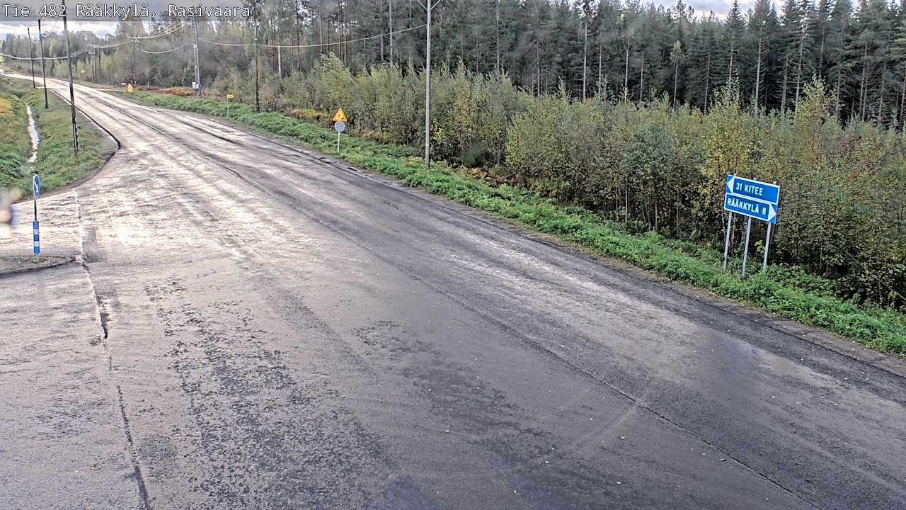 Weather Camera Image Väg 482 Rääkkylä, Rasivaara, Rääkkylä, Pohjois-Karjala