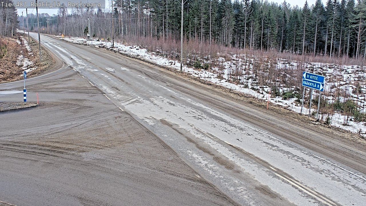 Weather Camera Image Road 482 Rääkkylä, Rasivaara, Rääkkylä, Pohjois-Karjala