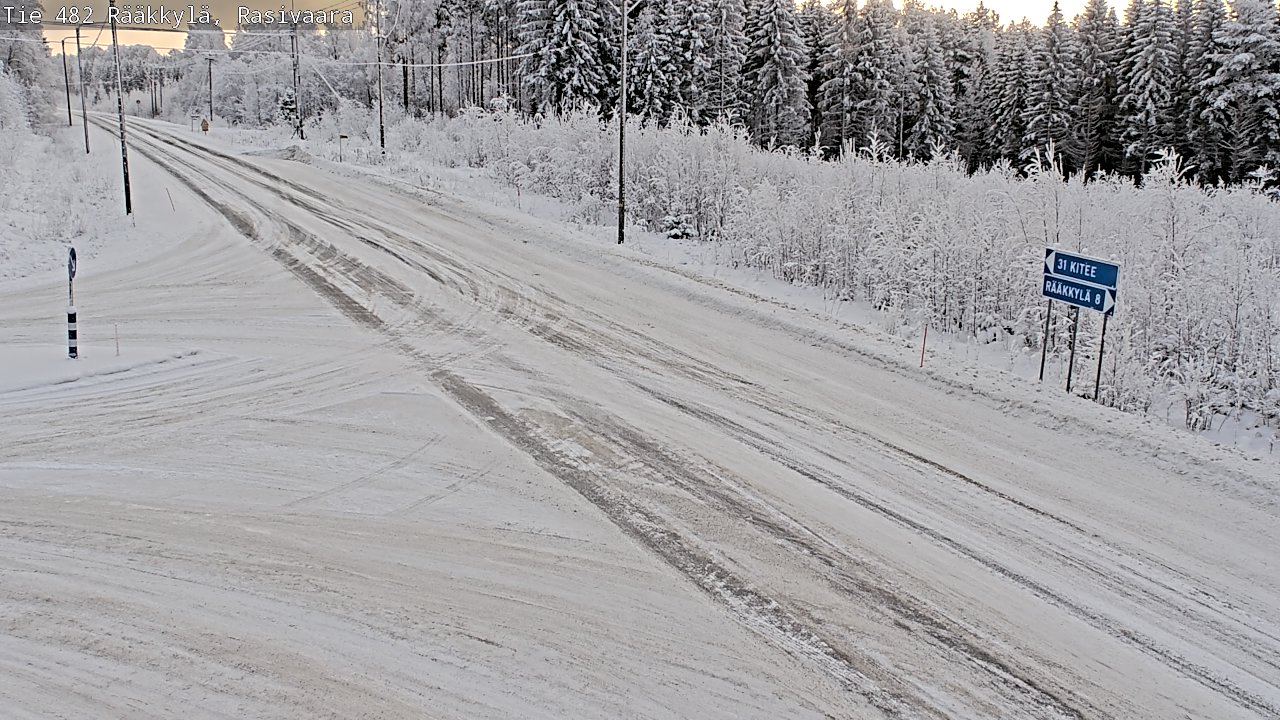 Weather Camera Image Väg 482 Rääkkylä, Rasivaara, Rääkkylä, Pohjois-Karjala