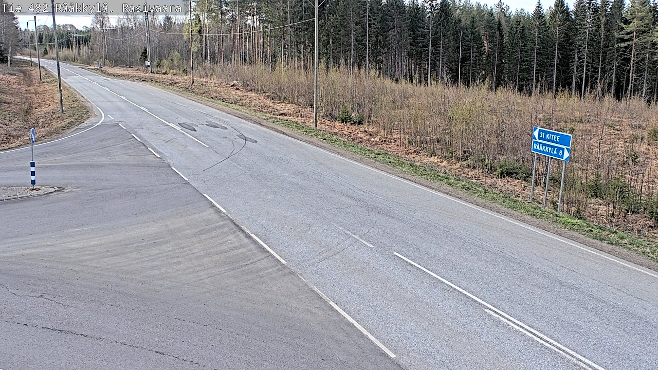 Kelikamerat Kuva Tie 482 Rääkkylä, Rasivaara, Rääkkylä, Pohjois-Karjala