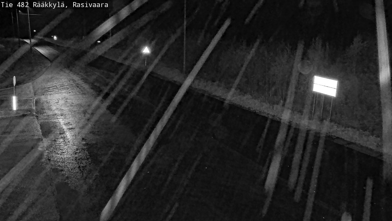 Weather Camera Image Väg 482 Rääkkylä, Rasivaara, Rääkkylä, Pohjois-Karjala