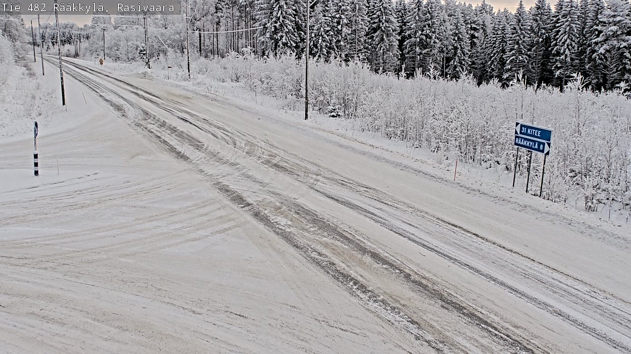 Weather Camera Image Väg 482 Rääkkylä, Rasivaara, Rääkkylä, Pohjois-Karjala