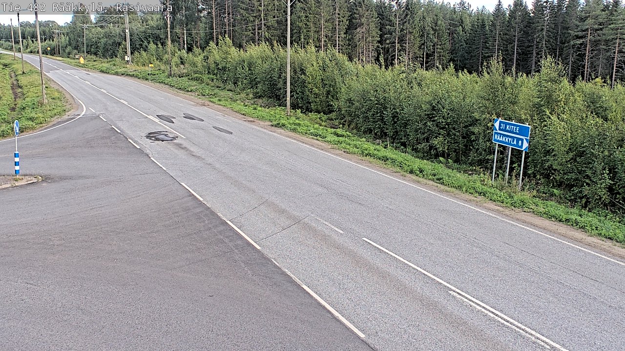 Kelikamerat Kuva Tie 482 Rääkkylä, Rasivaara, Rääkkylä, Pohjois-Karjala