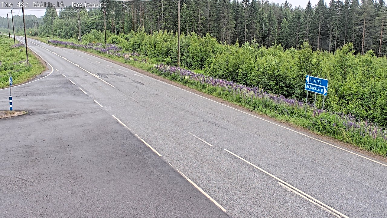 Kelikamerat Kuva Tie 482 Rääkkylä, Rasivaara, Rääkkylä, Pohjois-Karjala