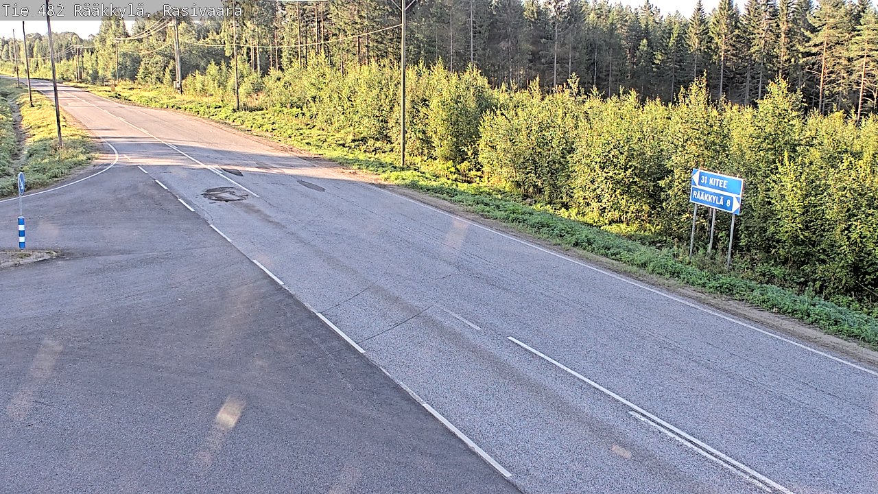 Kelikamerat Kuva Tie 482 Rääkkylä, Rasivaara, Rääkkylä, Pohjois-Karjala