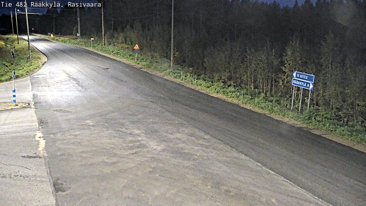 Weather Camera Image Väg 482 Rääkkylä, Rasivaara, Rääkkylä, Pohjois-Karjala