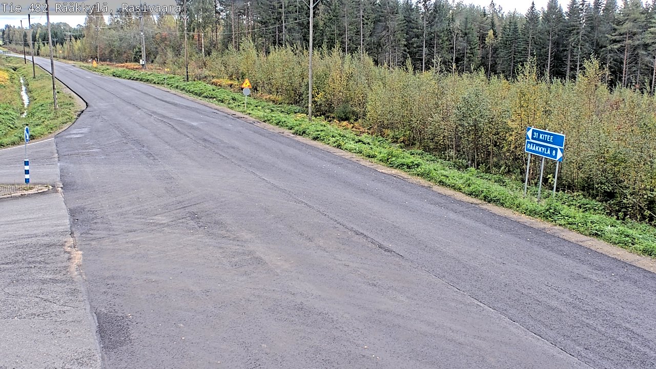 Kelikamerat Kuva Tie 482 Rääkkylä, Rasivaara, Rääkkylä, Pohjois-Karjala