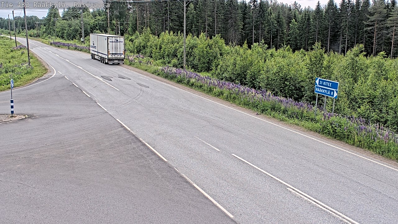 Kelikamerat Kuva Tie 482 Rääkkylä, Rasivaara, Rääkkylä, Pohjois-Karjala