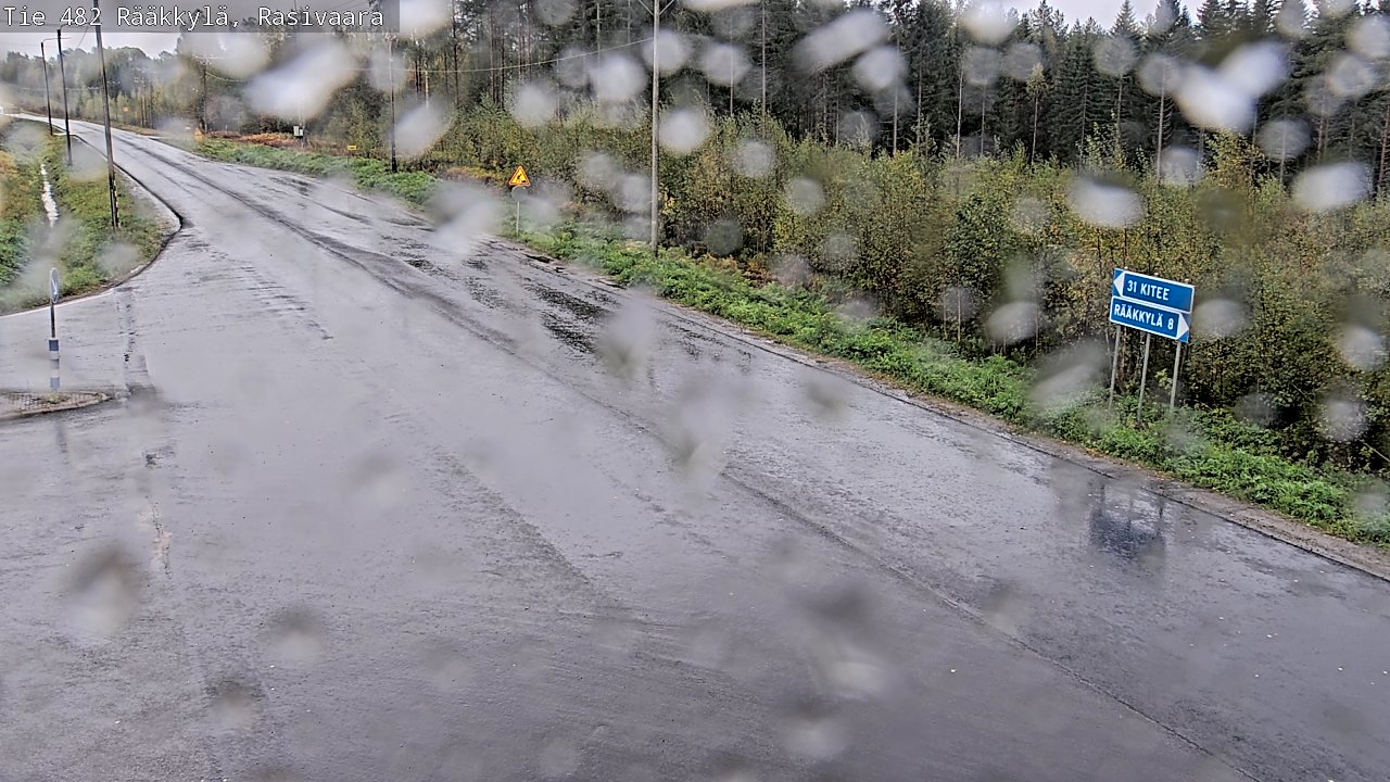 Weather Camera Image Väg 482 Rääkkylä, Rasivaara, Rääkkylä, Pohjois-Karjala