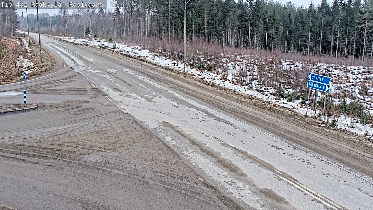 Weather Camera Image Road 482 Rääkkylä, Rasivaara, Rääkkylä, Pohjois-Karjala