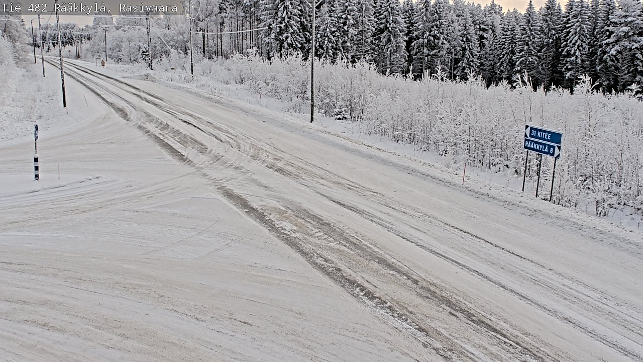 Weather Camera Image Väg 482 Rääkkylä, Rasivaara, Rääkkylä, Pohjois-Karjala