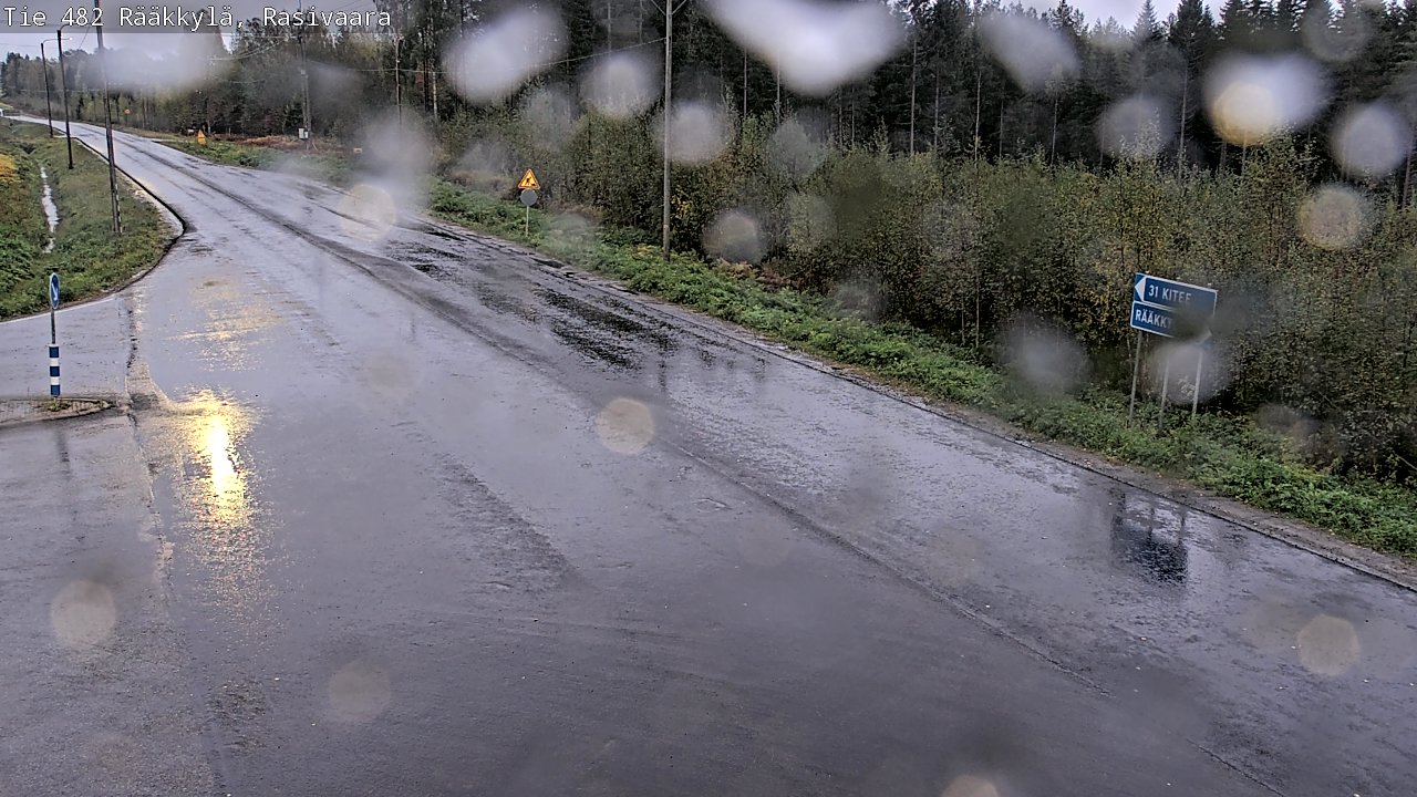 Weather Camera Image Väg 482 Rääkkylä, Rasivaara, Rääkkylä, Pohjois-Karjala