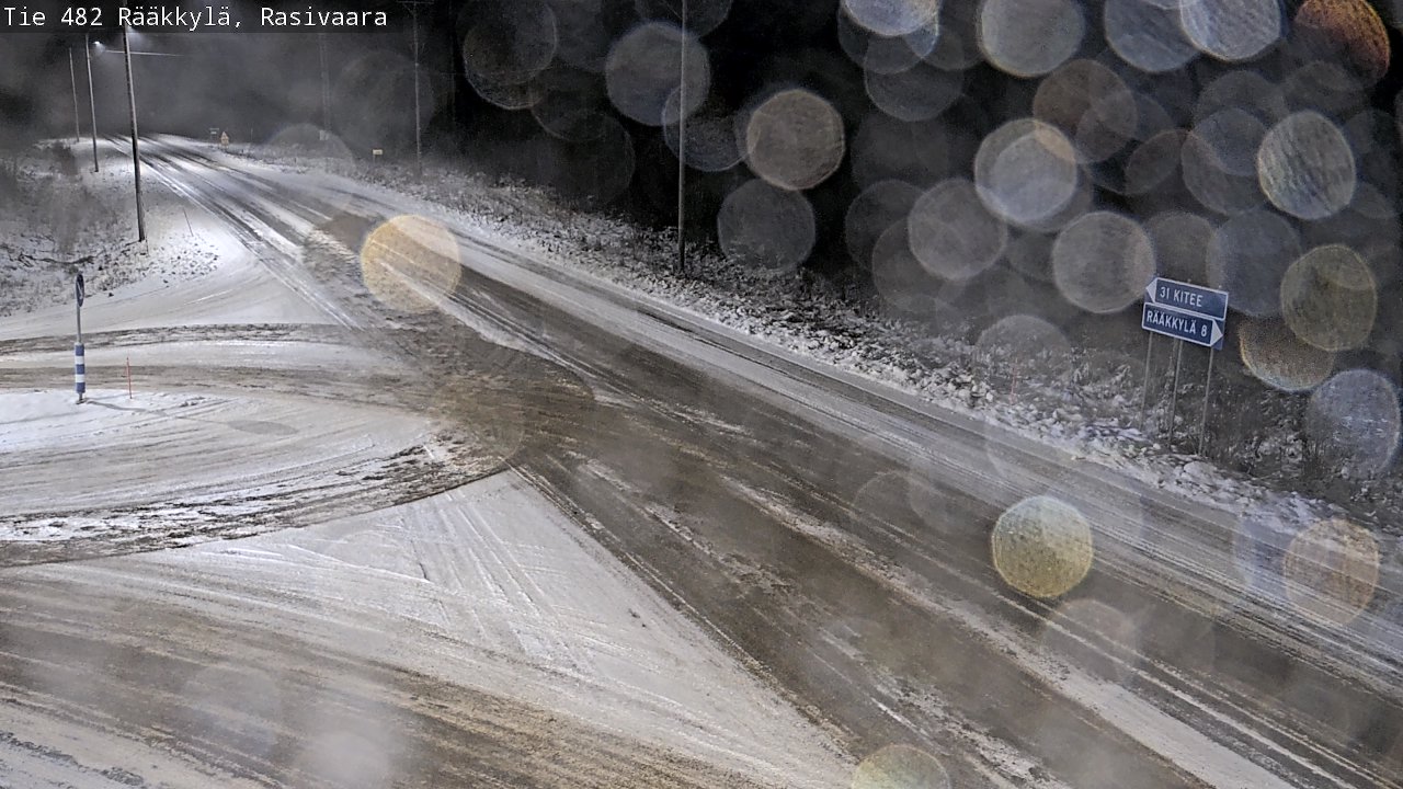 Weather Camera Image Väg 482 Rääkkylä, Rasivaara, Rääkkylä, Pohjois-Karjala